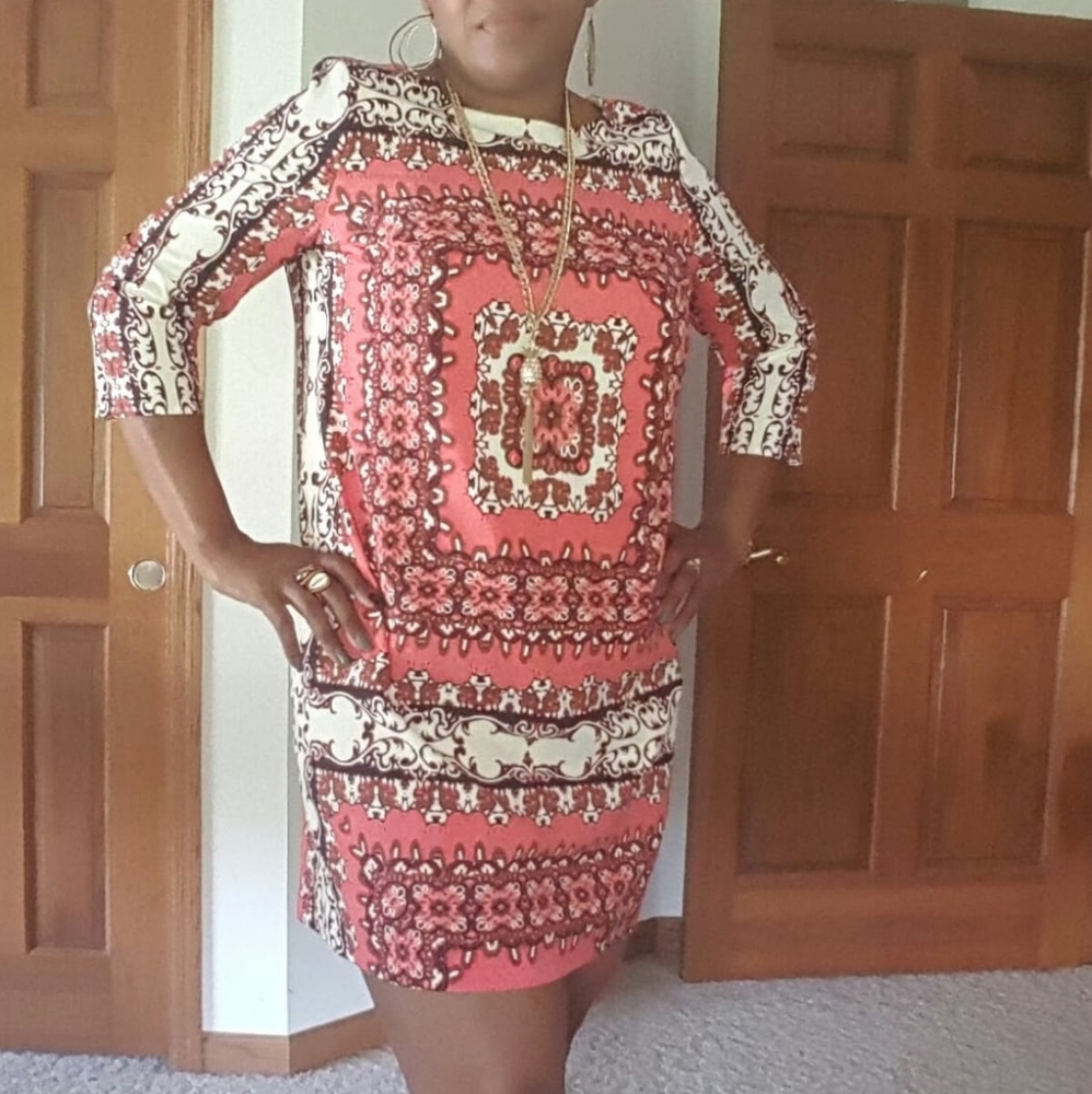 Cute  multi colored sheath